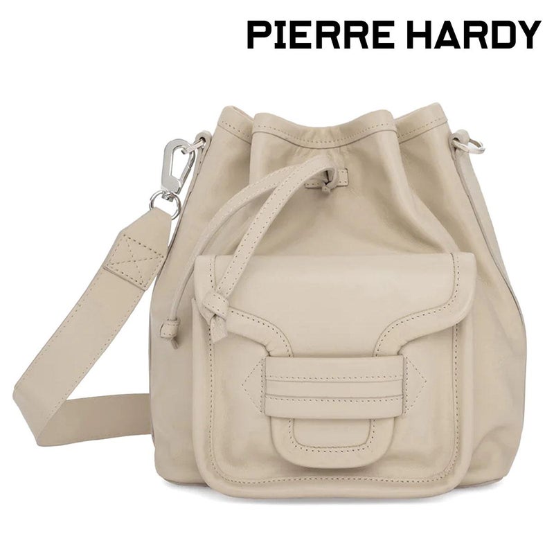 ピエールアルディ アルファデイマキシバケットバッグ オフホワイト PIERRE HARDY adv04ps26calf　
