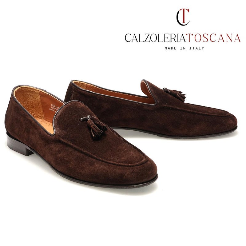 カルツォレリアトスカーナ メンズ ドレスシューズ タッセルローファー イタリア製 Calzoleria Toscana qchana