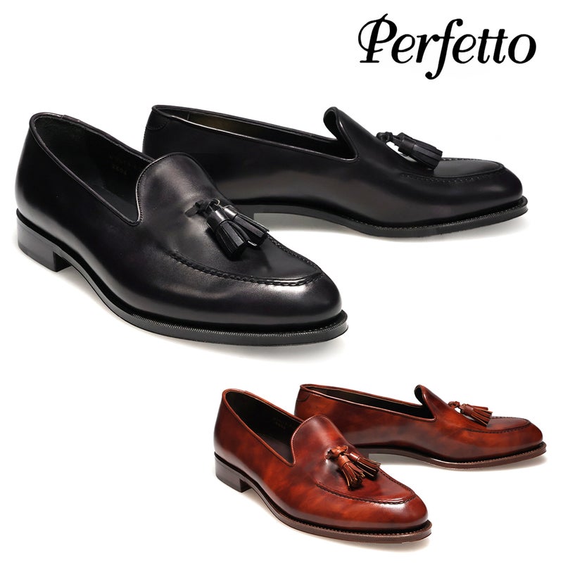ペルフェット メンズ ドレスシューズ タッセルローファー Perfetto juliaaugusta