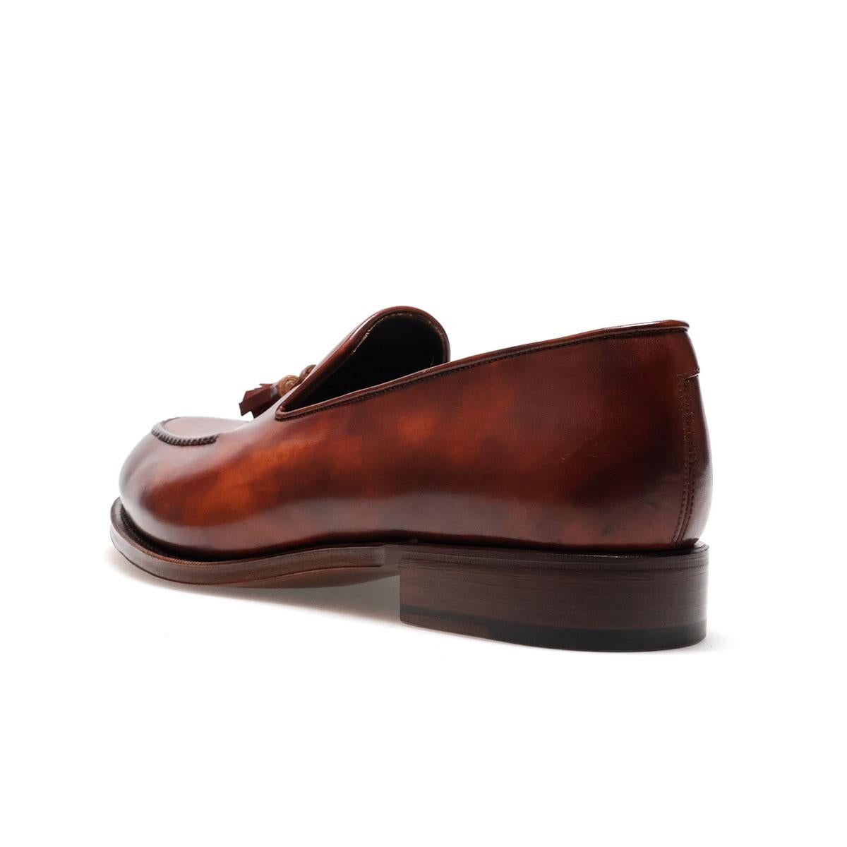 Perfetto　ローファー　UK 7 1/2 ペルフェット メンズ ドレスシューズ タッセルローファー Perfetto