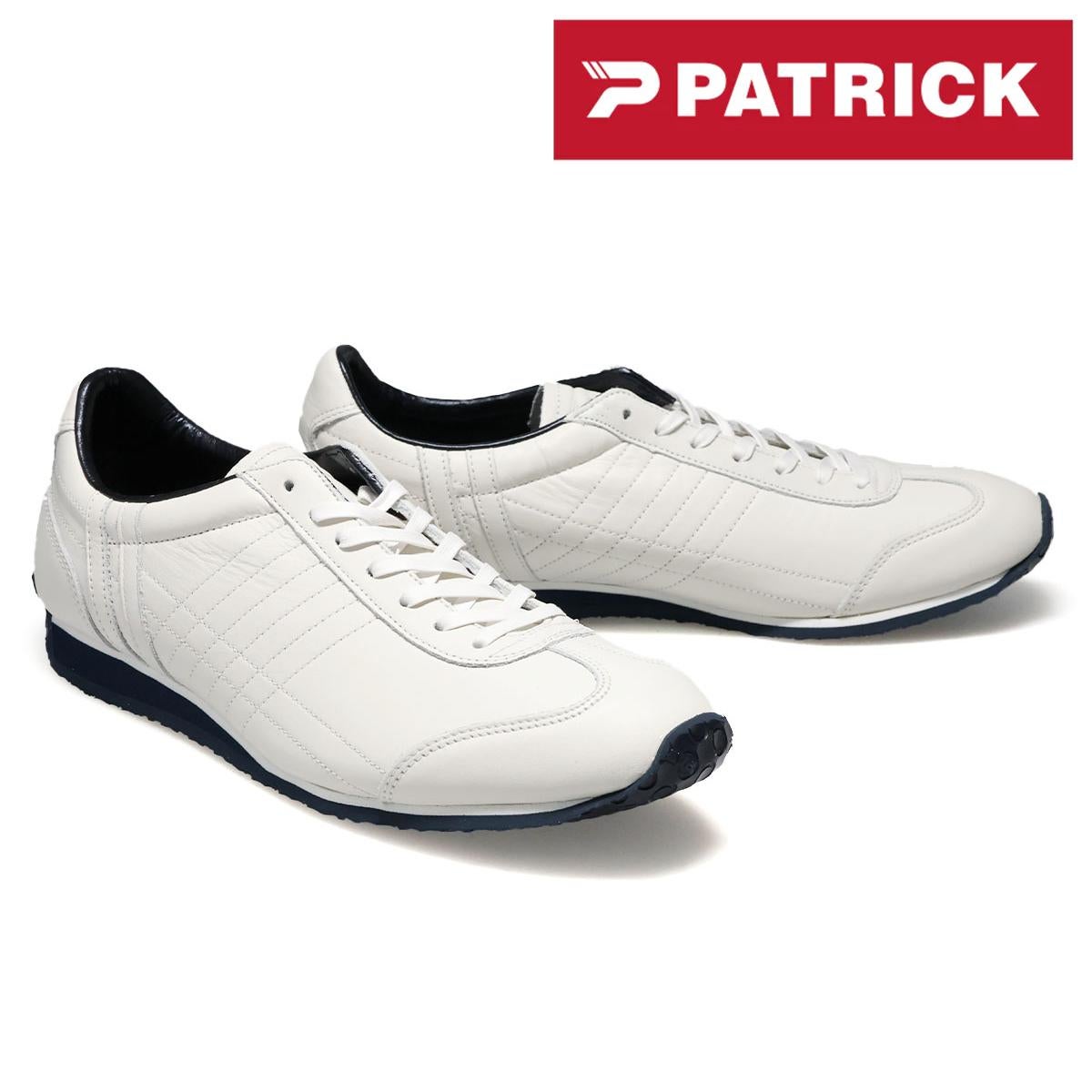 パトリック メンズ スニーカー パミール ウォータープルーフ ホワイト 国産(日本製) PATRICK 530170　
