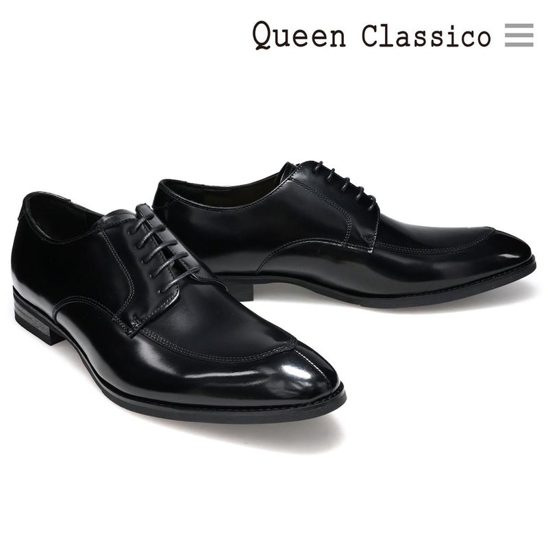 クインクラシコ メンズ ドレスシューズ 外羽根Uチップ QueenClassico 2000t 
