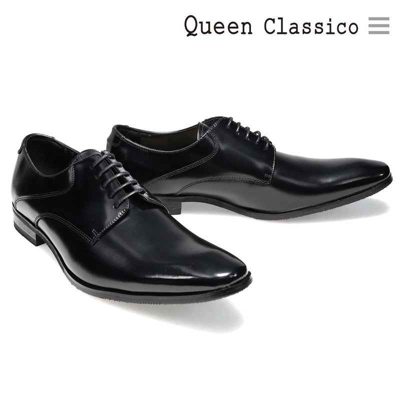 クインクラシコ メンズ ドレスシューズ 外羽根プレーントゥ QueenClassico 2750t　