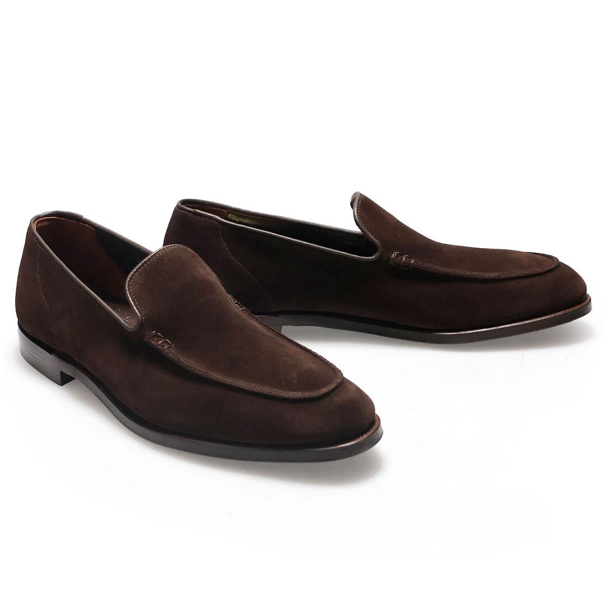 クロケット&ジョーンズ メンズ ドレスシューズ サルコム スエードローファー 英国製 Crockett&Jones 0210　5