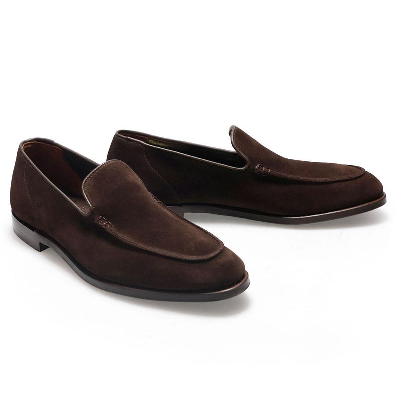クロケット&ジョーンズ メンズ ドレスシューズ サルコム スエードローファー 英国製 Crockett&Jones 0210　5