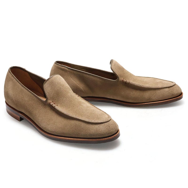 クロケット&ジョーンズ メンズ ドレスシューズ サルコム スエードローファー 英国製 Crockett&Jones 0210　12