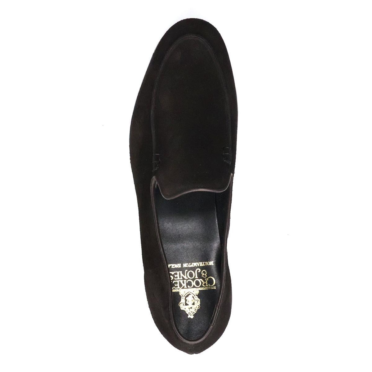 クロケット&ジョーンズ メンズ ドレスシューズ サルコム スエードローファー 英国製 Crockett&Jones 0210　24