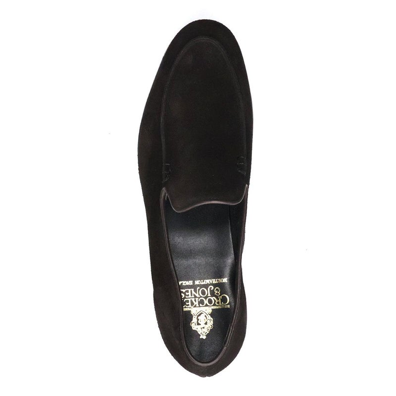 クロケット&ジョーンズ メンズ ドレスシューズ サルコム スエードローファー 英国製 Crockett&Jones 0210　24