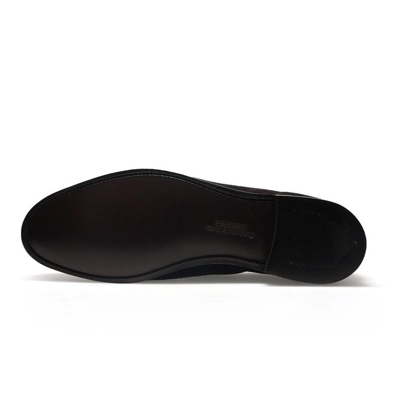 クロケット&ジョーンズ メンズ ドレスシューズ サルコム スエードローファー 英国製 Crockett&Jones 0210　25