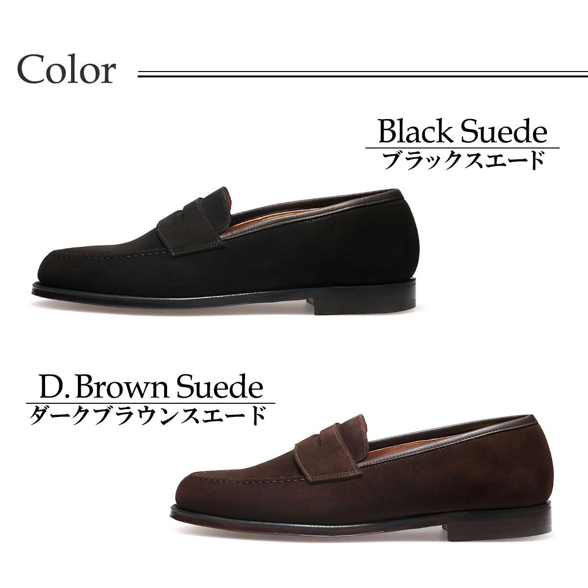 クロケット&ジョーンズ メンズ ドレスシューズ ボストン スエードローファー 英国製 Crockett&Jones 8363s　3