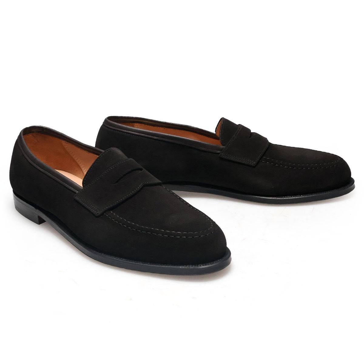 クロケット&ジョーンズ メンズ ドレスシューズ ボストン スエードローファー 英国製 Crockett&Jones 8363s　4
