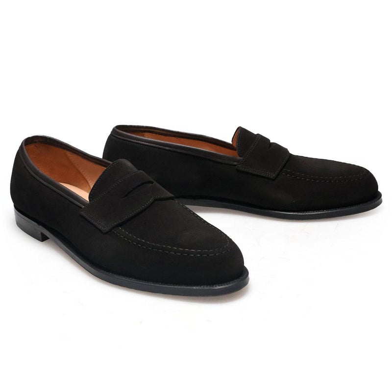 クロケット&ジョーンズ メンズ ドレスシューズ ボストン スエードローファー 英国製 Crockett&Jones 8363s　4