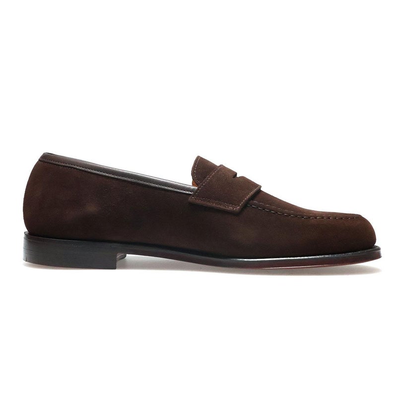 クロケット&ジョーンズ メンズ ドレスシューズ ボストン スエードローファー 英国製 Crockett&Jones 8363s　13