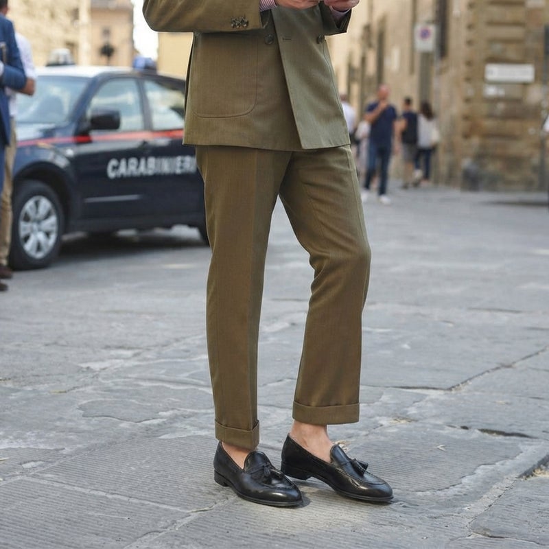  クロケット&ジョーンズ メンズ ドレスシューズ キャベンディッシュ タッセルローファー 英国製 Crockett&Jones 9376 着用 