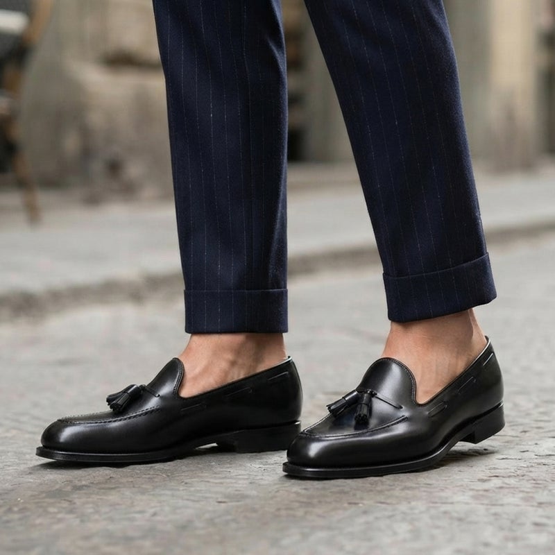  クロケット&ジョーンズ メンズ ドレスシューズ キャベンディッシュ タッセルローファー 英国製 Crockett&Jones 9376 着用 3