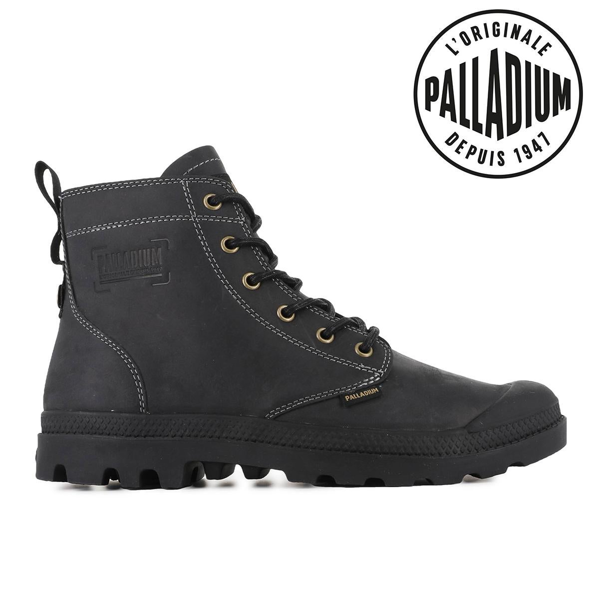 パラディウム メンズ カジュアルシューズ ブラック ブラウン パンパジップLTHレガシー PALLADIUM 79502 1