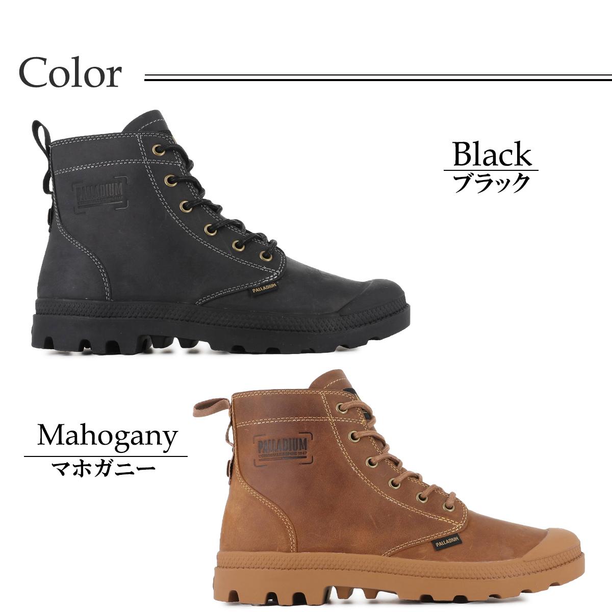 パラディウム メンズ カジュアルシューズ ブラック ブラウン パンパジップLTHレガシー PALLADIUM 79502 3