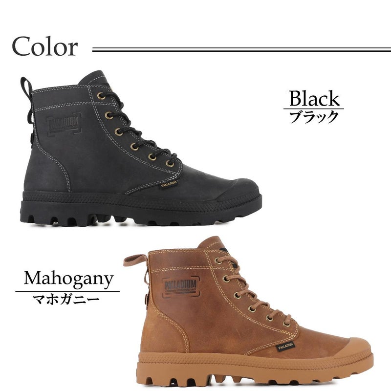 パラディウム メンズ カジュアルシューズ ブラック ブラウン パンパジップLTHレガシー PALLADIUM 79502 3