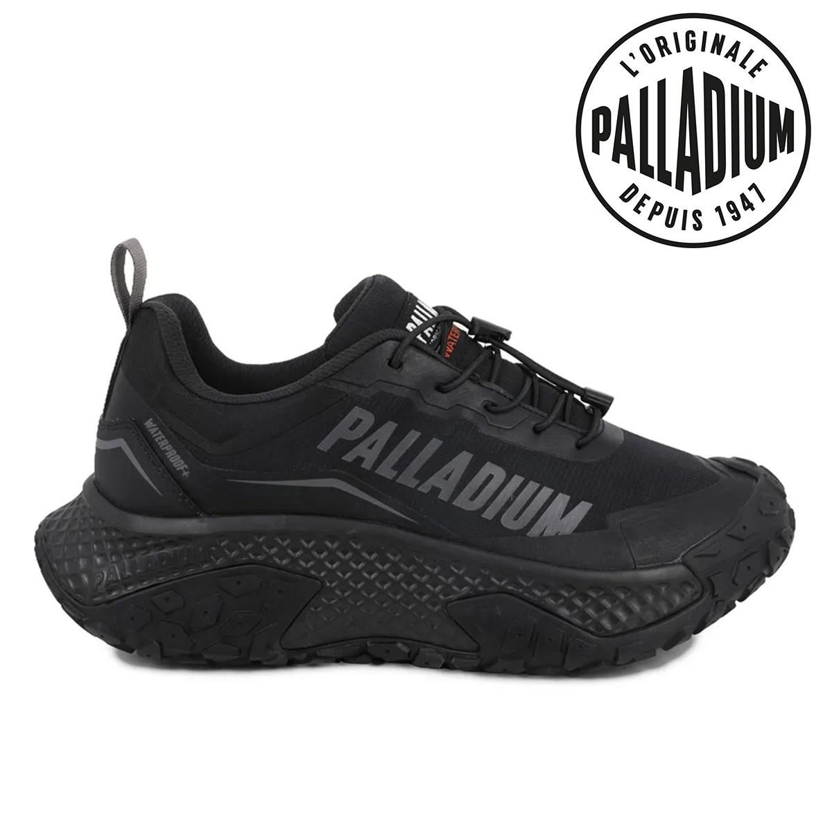 パラディウム メンズ カジュアルシューズ ブラック グレー オフバウンドカバー WP+ PALLADIUM 79579 1
