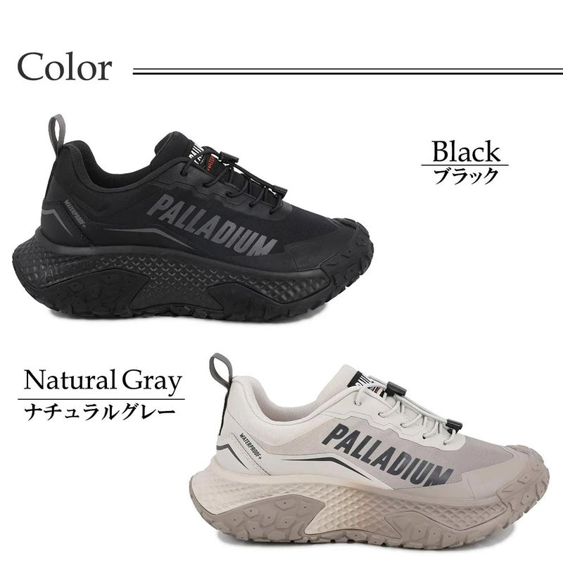 パラディウム メンズ カジュアルシューズ ブラック グレー オフバウンドカバー WP+ PALLADIUM 79579 3