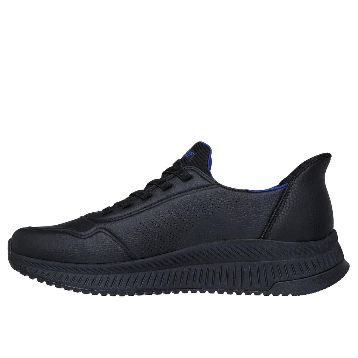スケッチャーズ メンズ スニーカー ボブススクワッド4ダイレクトステップ ブラック ネイビー ホワイト SKECHERS 118424 5