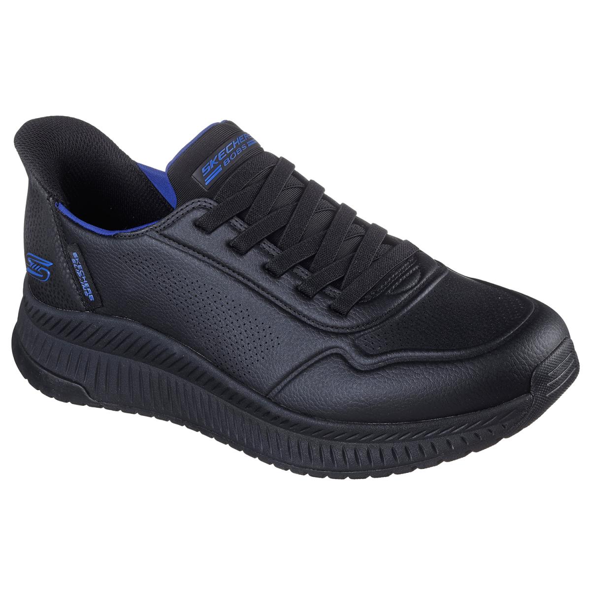 スケッチャーズ メンズ スニーカー ボブススクワッド4ダイレクトステップ ブラック ネイビー ホワイト SKECHERS 118424 6