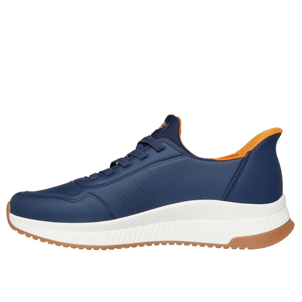 スケッチャーズ メンズ スニーカー ボブススクワッド4ダイレクトステップ ブラック ネイビー ホワイト SKECHERS 118424 9