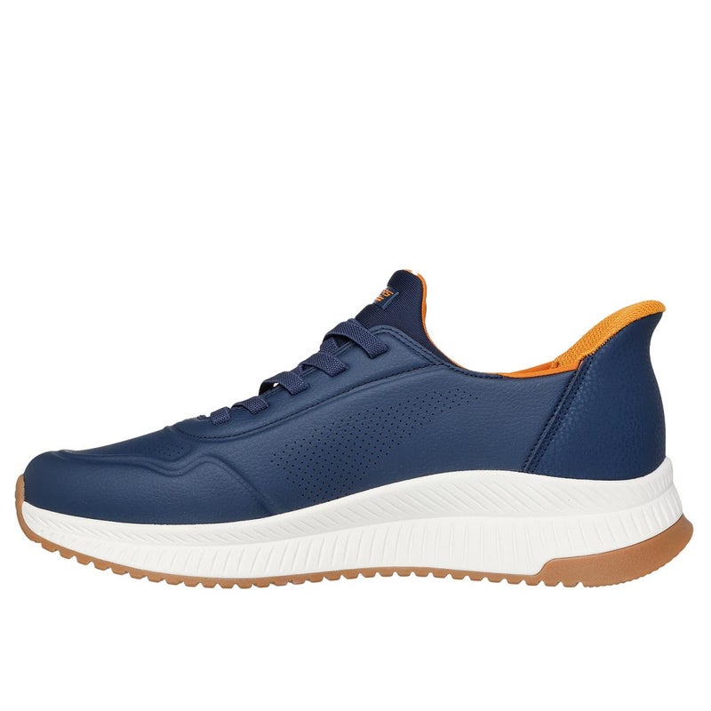スケッチャーズ メンズ スニーカー ボブススクワッド4ダイレクトステップ ブラック ネイビー ホワイト SKECHERS 118424 9