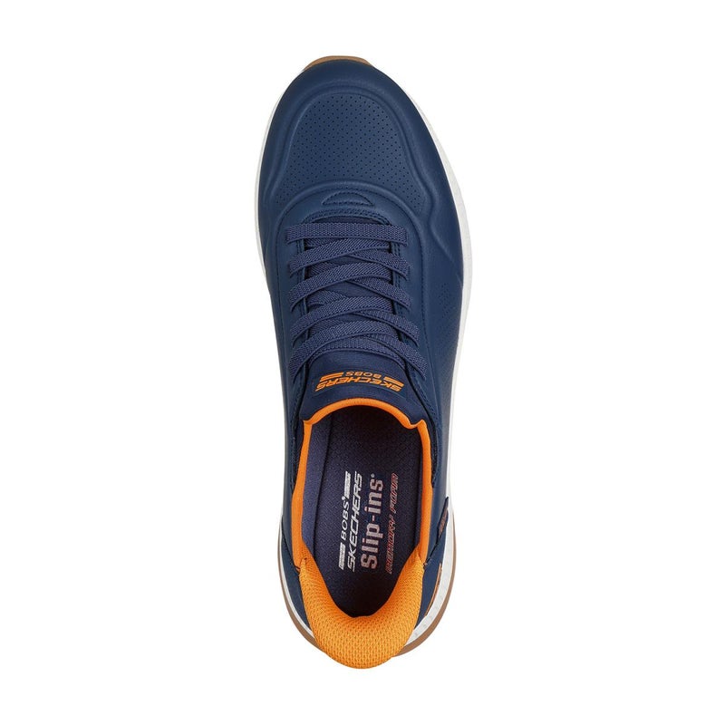 スケッチャーズ メンズ スニーカー ボブススクワッド4ダイレクトステップ ブラック ネイビー ホワイト SKECHERS 118424 11