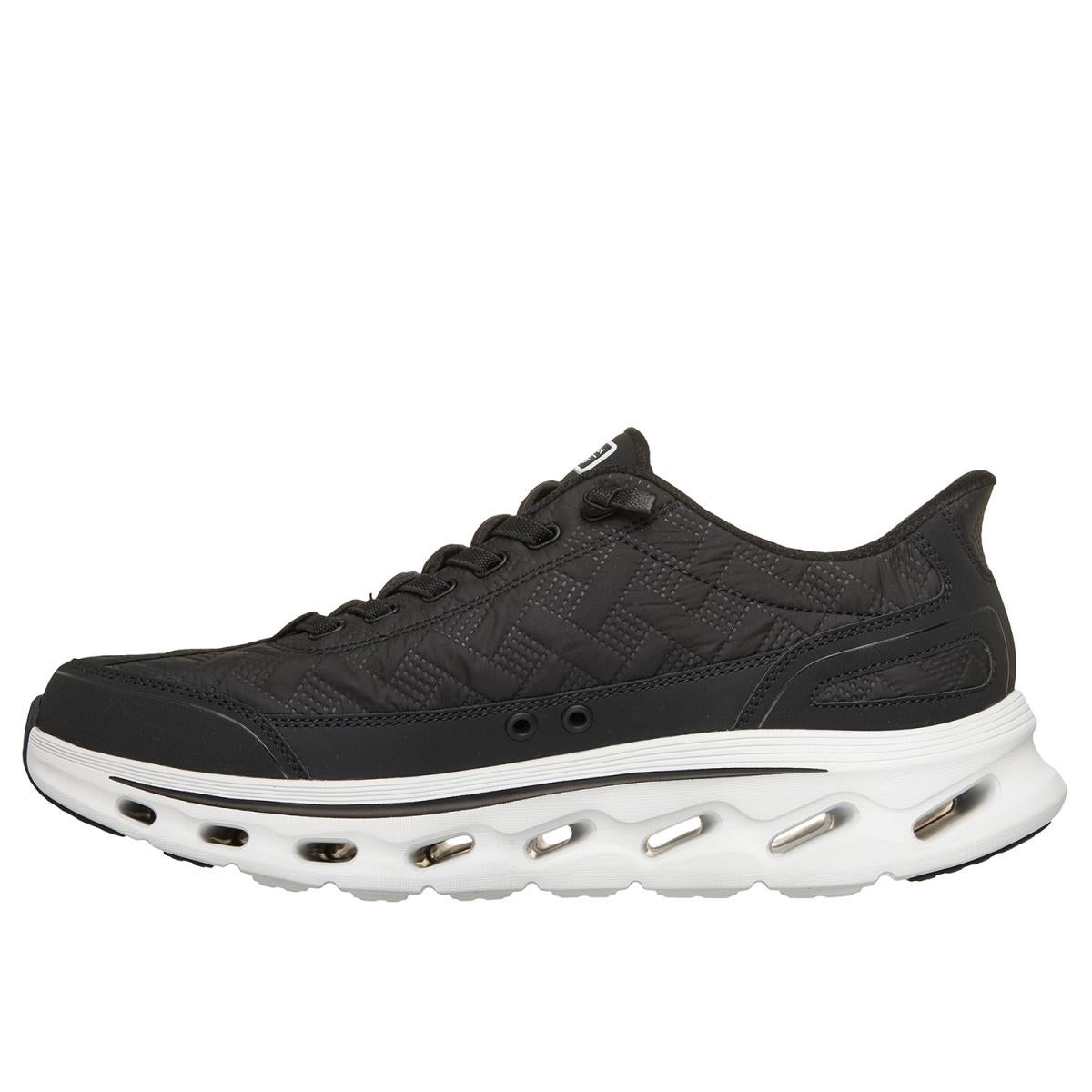 スケッチャーズ メンズ スニーカー ゴーウォークグライドステップ2.0 ブラック レッド ベージュ SKECHERS 217035 5