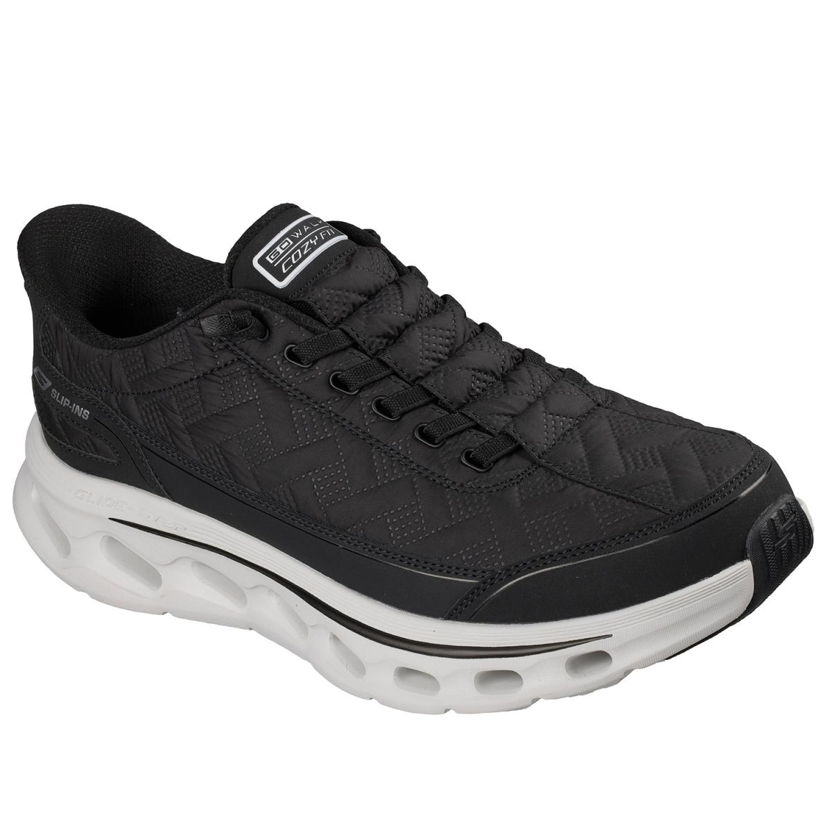 スケッチャーズ メンズ スニーカー ゴーウォークグライドステップ2.0 ブラック レッド ベージュ SKECHERS 217035 6
