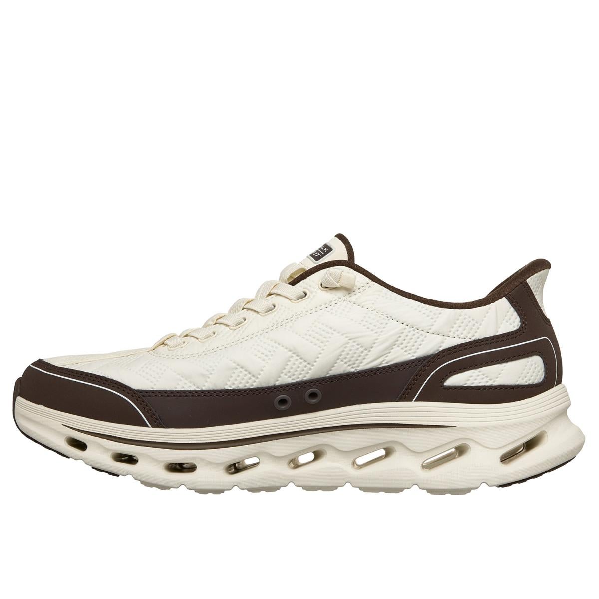 スケッチャーズ メンズ スニーカー ゴーウォークグライドステップ2.0 ブラック レッド ベージュ SKECHERS 217035 10