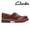 クラークス メンズ カジュアルシューズ クレイヒルボート ブラウン ベージュ Clarks cleyhill-b　1