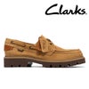 クラークス メンズ カジュアルシューズ クレイヒルボート ブラウン ベージュ Clarks cleyhill-b 2