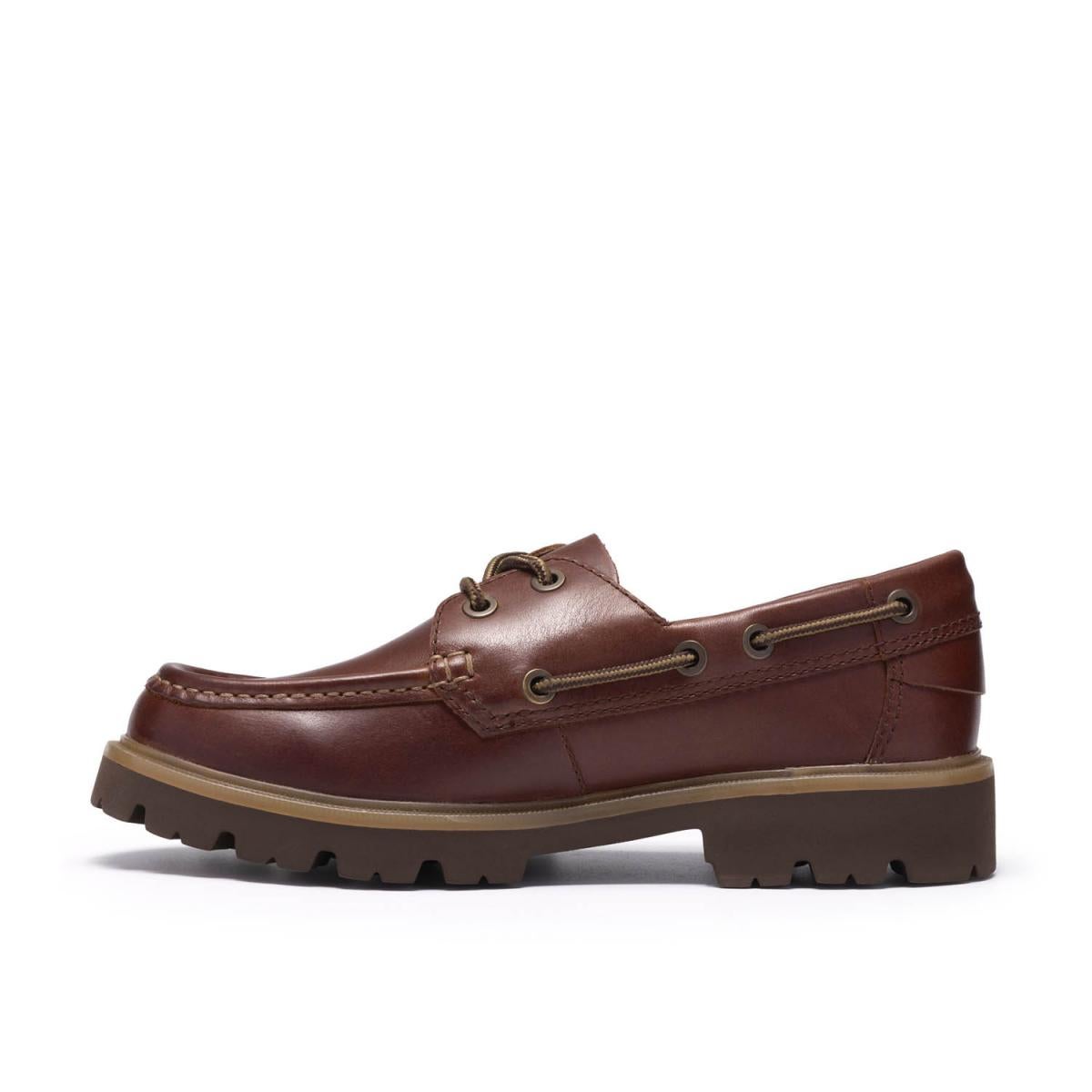 クラークス メンズ カジュアルシューズ クレイヒルボート ブラウン ベージュ Clarks cleyhill-b 4