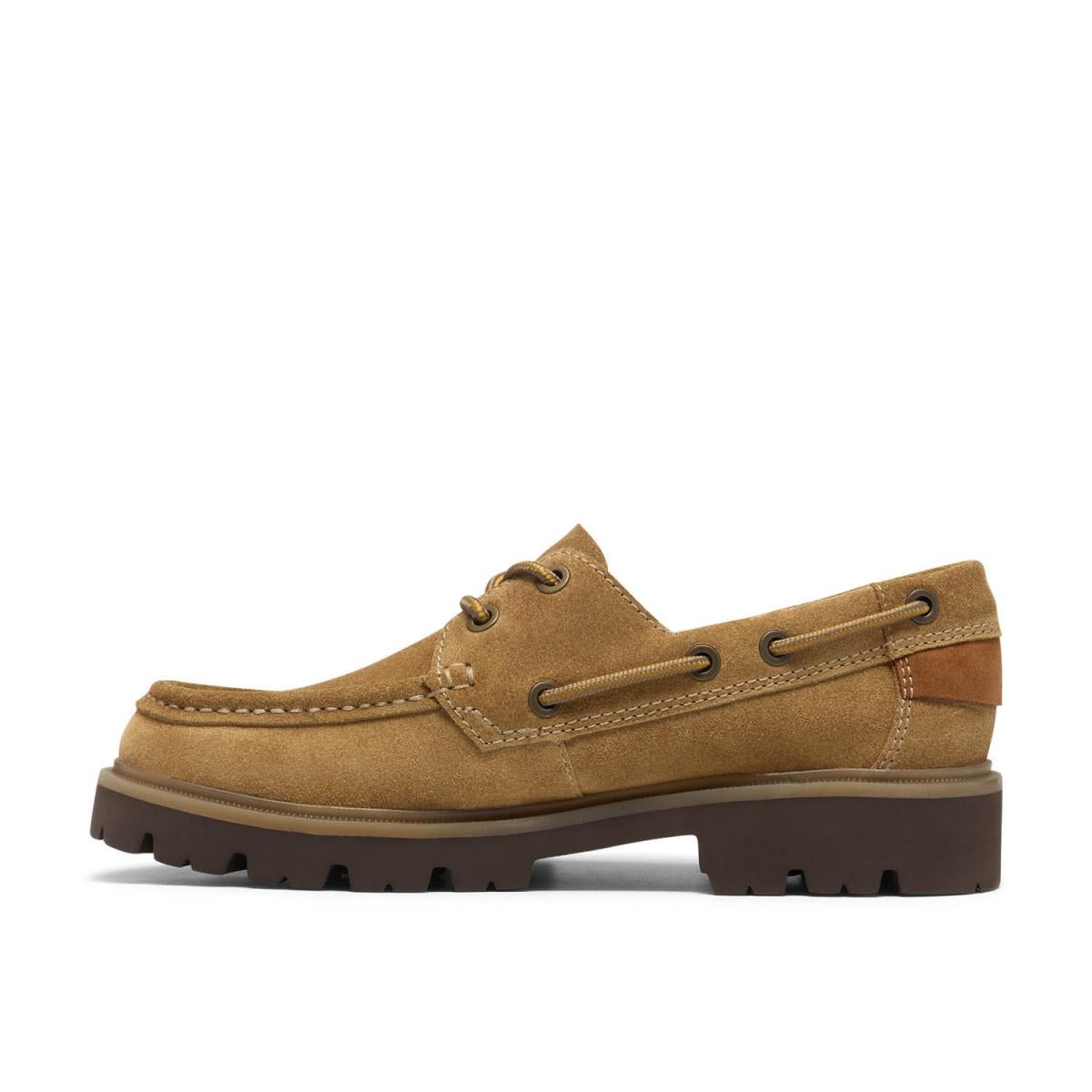 クラークス メンズ カジュアルシューズ クレイヒルボート ブラウン ベージュ Clarks cleyhill-b 11