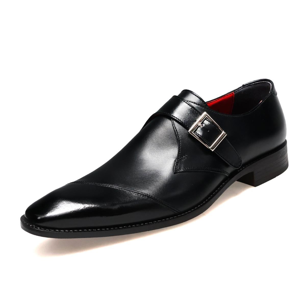 クインクラシコ メンズ ドレスシューズ シングルモンク 日本製 QueenClassico 31003s　7