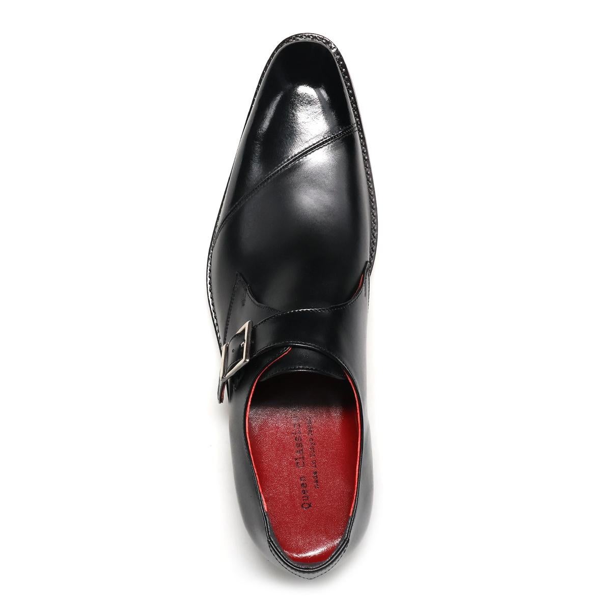 クインクラシコ メンズ ドレスシューズ シングルモンク 日本製 QueenClassico 31003s　10