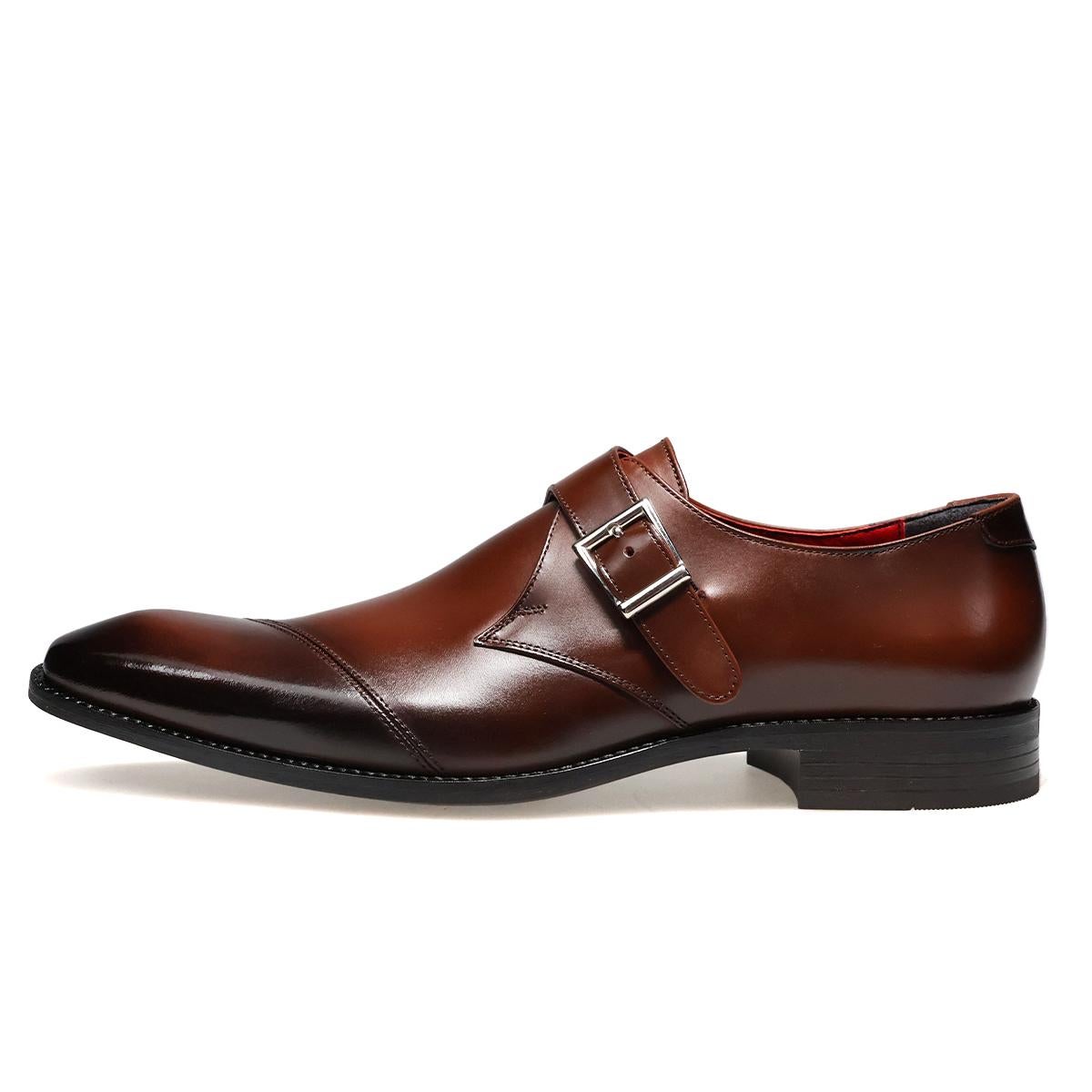 クインクラシコ メンズ ドレスシューズ シングルモンク 日本製 QueenClassico 31003s　12