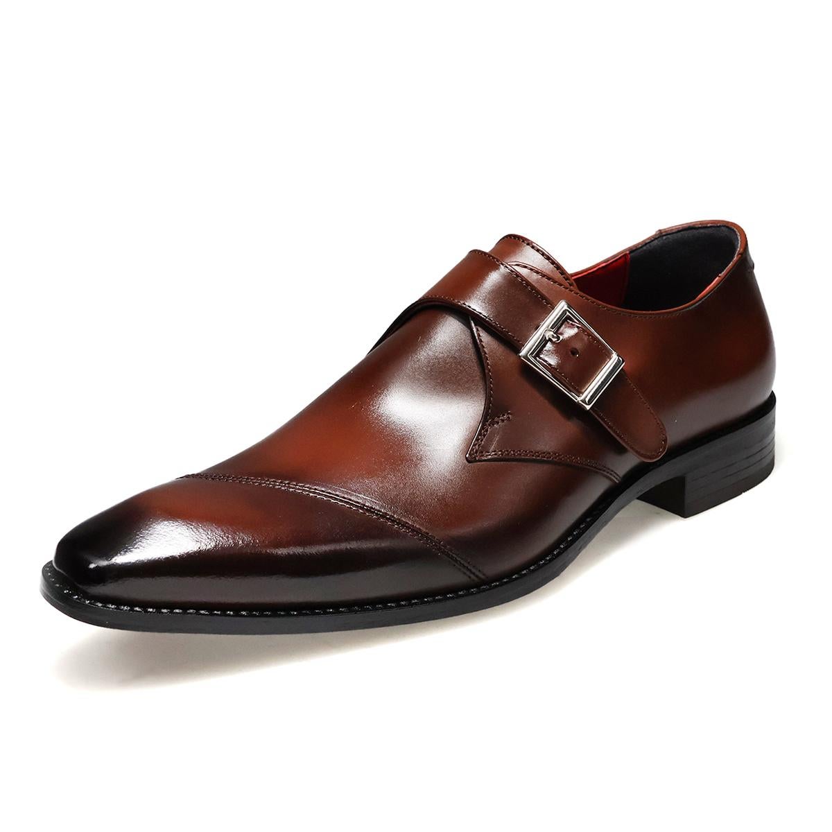 クインクラシコ メンズ ドレスシューズ シングルモンク 日本製 QueenClassico 31003s　14