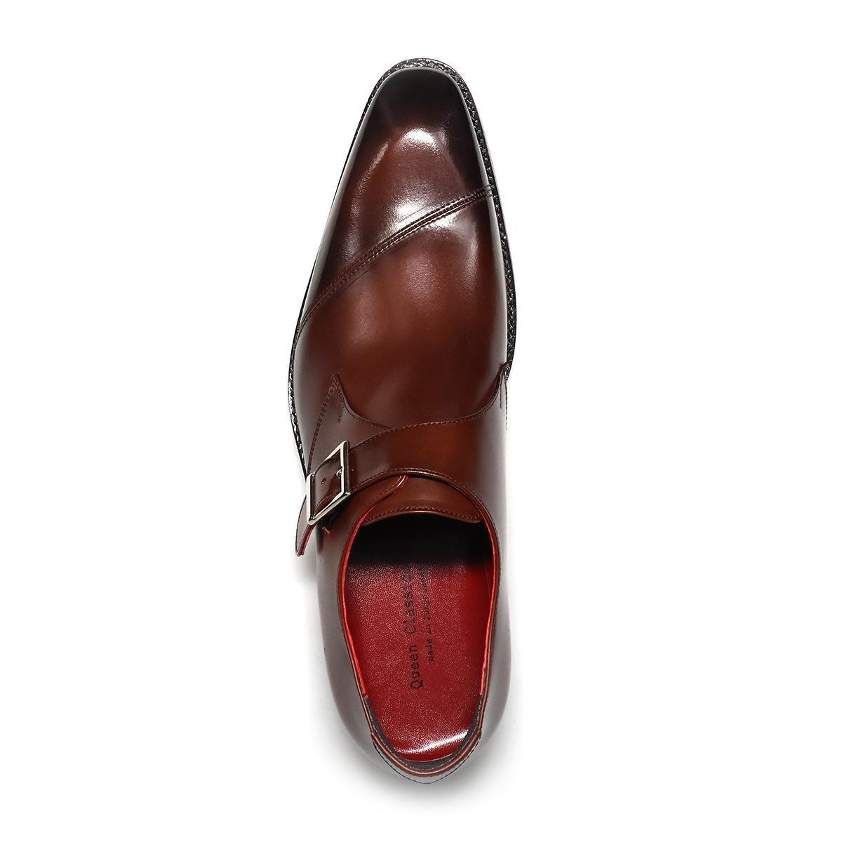 クインクラシコ メンズ ドレスシューズ シングルモンク 日本製 QueenClassico 31003s　17