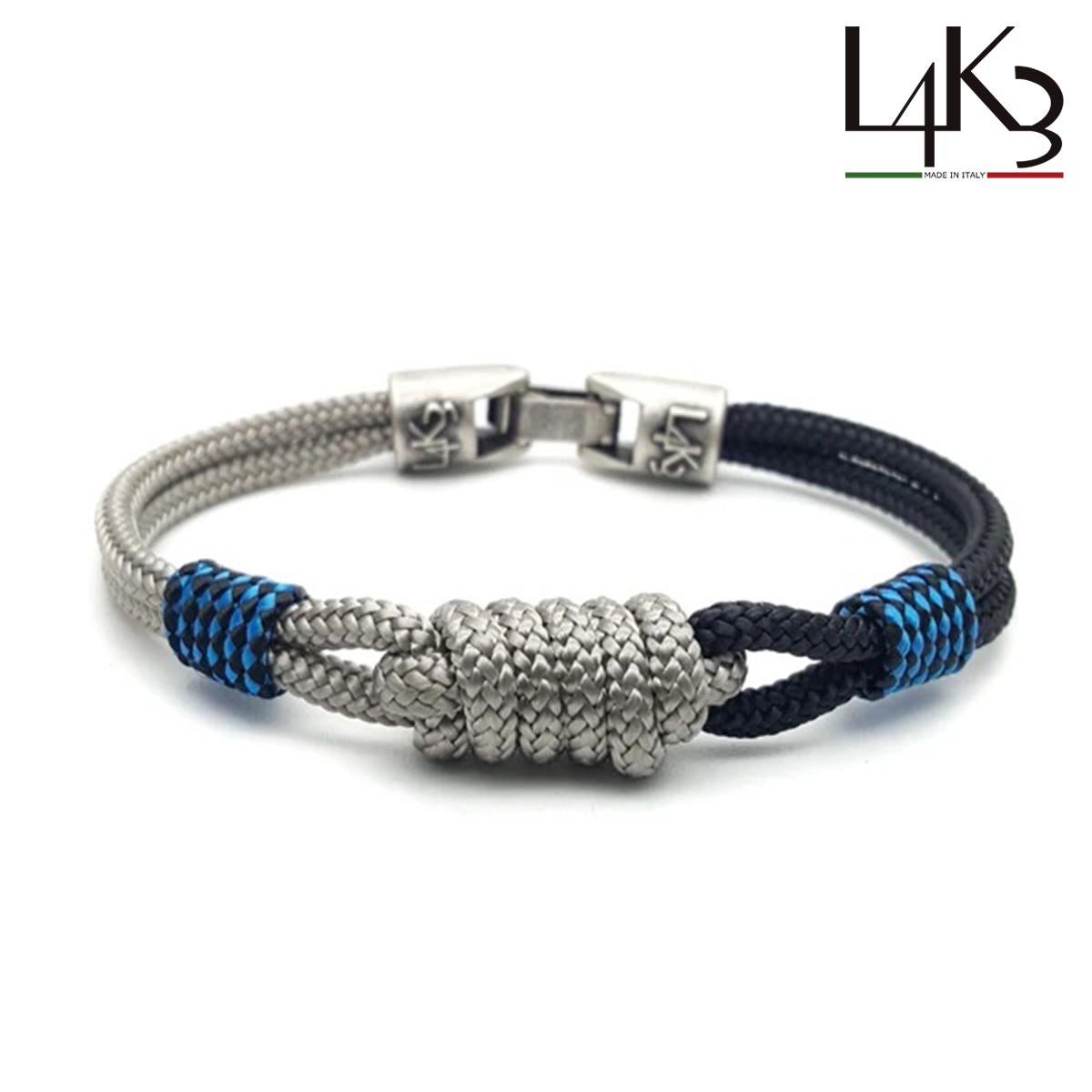 [レーク L4K3] ブレスレットキャップ02 グレー ブルー ブラック イタリア製 bracelet-cap L4K3　1