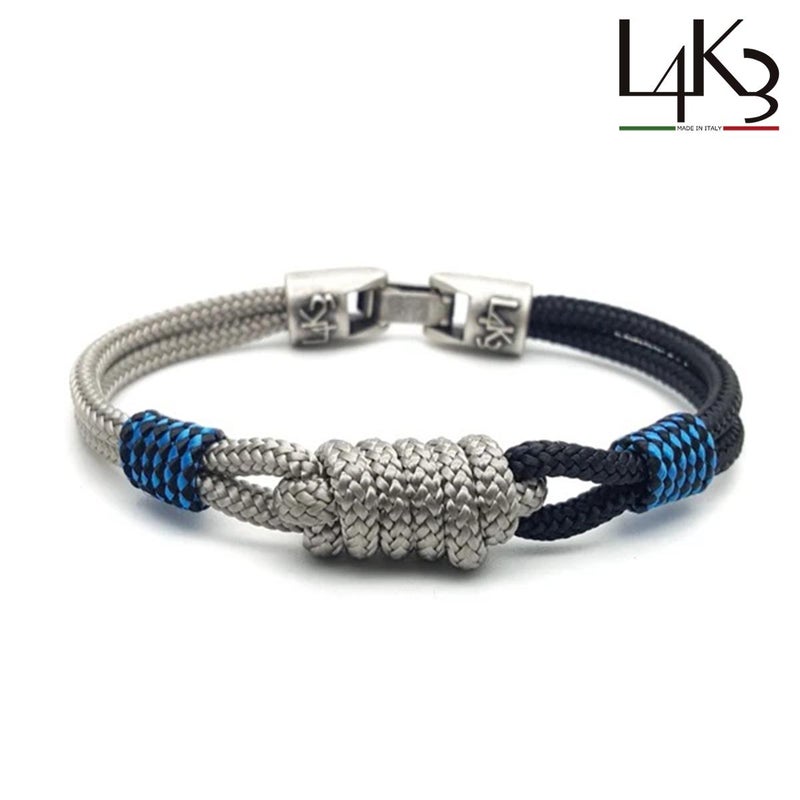[レーク L4K3] ブレスレットキャップ02 グレー ブルー ブラック イタリア製 bracelet-cap L4K3　1