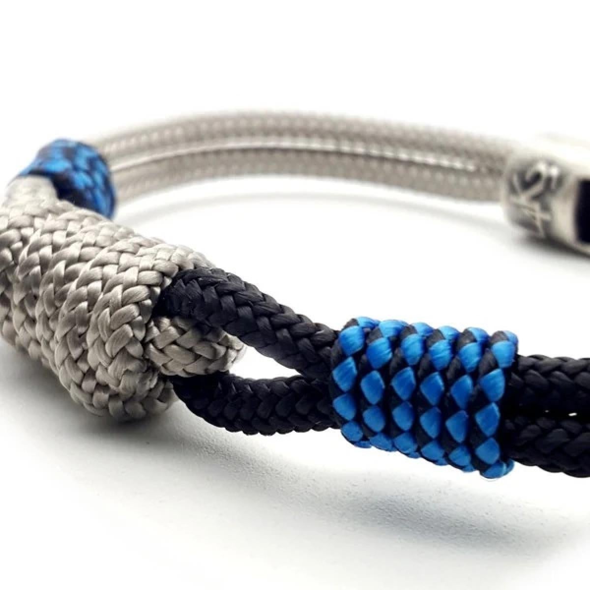 [レーク L4K3] ブレスレットキャップ02 グレー ブルー ブラック イタリア製 bracelet-cap L4K3　2