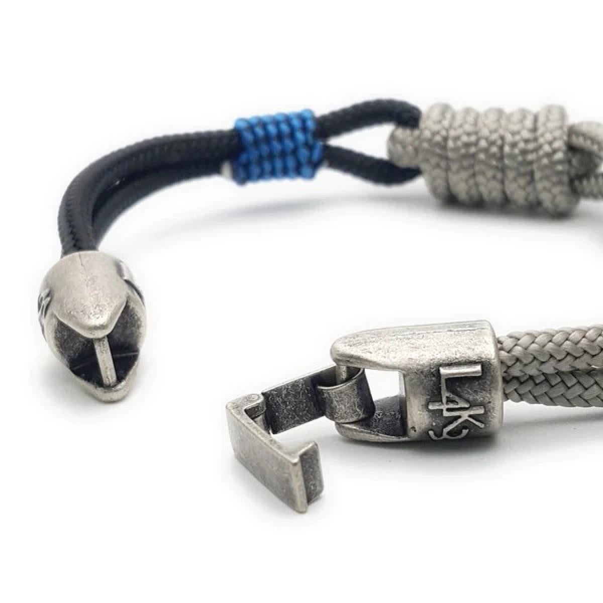 [レーク L4K3] ブレスレットキャップ02 グレー ブルー ブラック イタリア製 bracelet-cap L4K3　5