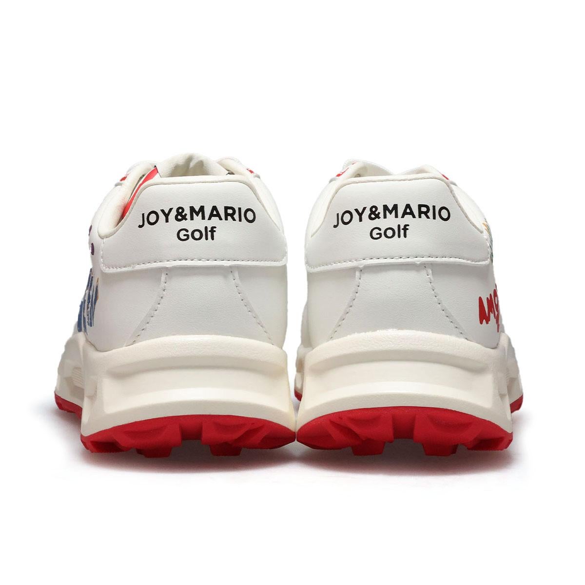 ジョイアンドマリオ レディース ペイントアシンメトリーデザインゴルフシューズスパイクレス Joy & Mario 85212w　6