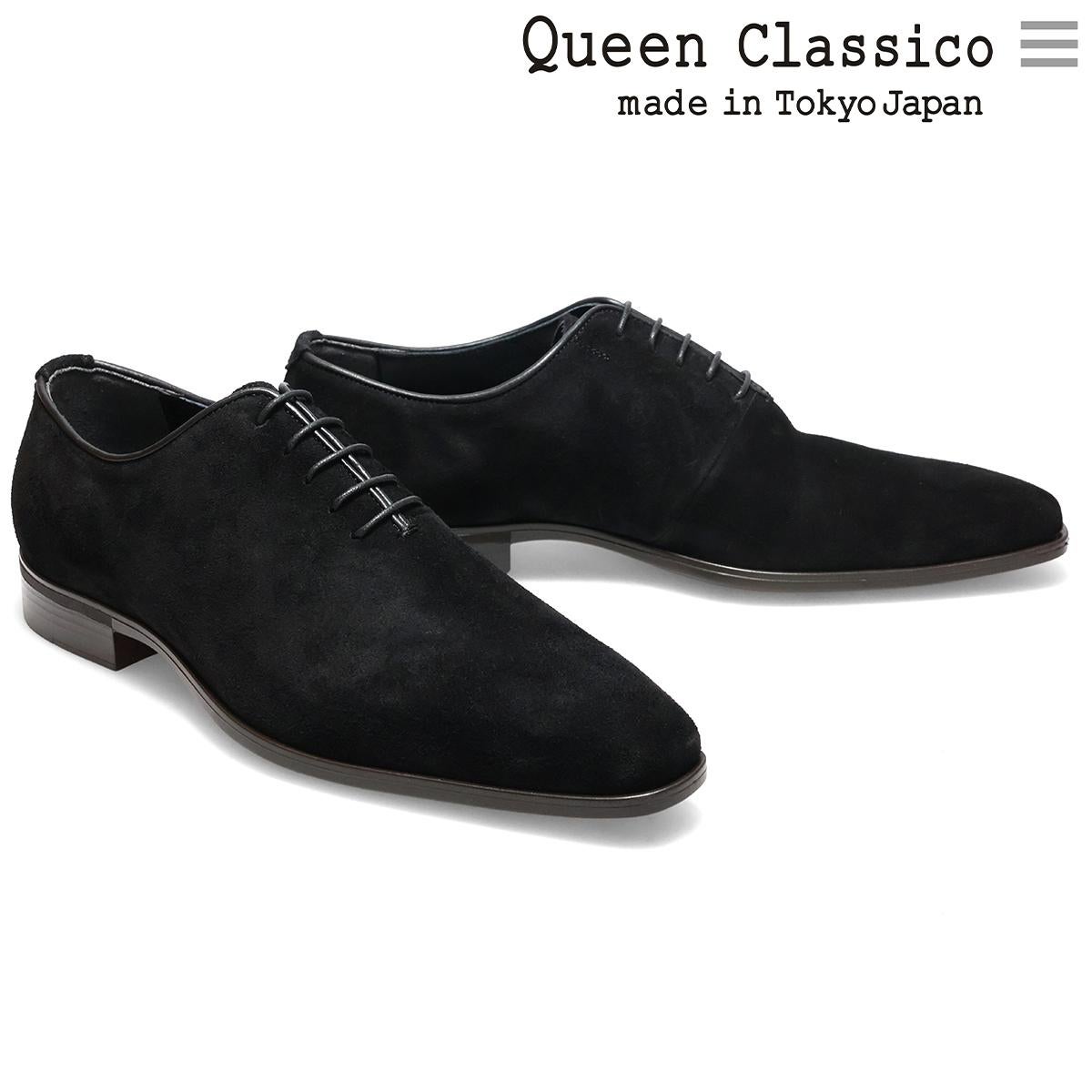 クインクラシコ メンズ ドレスシューズ ホールカット 日本製 QueenClassico 62051　