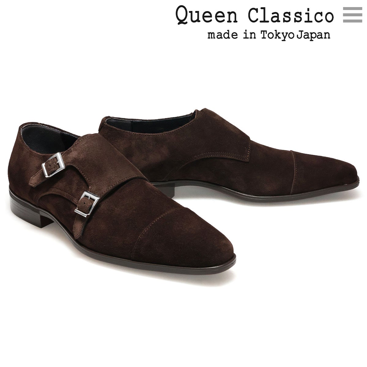 クインクラシコ メンズ ドレスシューズ ダブルモンク 日本製 QueenClassico 62052 3