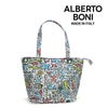 アルベルトボニー バッグ トートバッグ ベージュ ブラック ホワイト イタリア製 ALBERTO BONI alb-9931 3