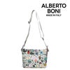 アルベルトボニー バッグ ショルダーバッグ ベージュ ブラック ホワイト イタリア製 ALBERTO BONI alb-9933 1